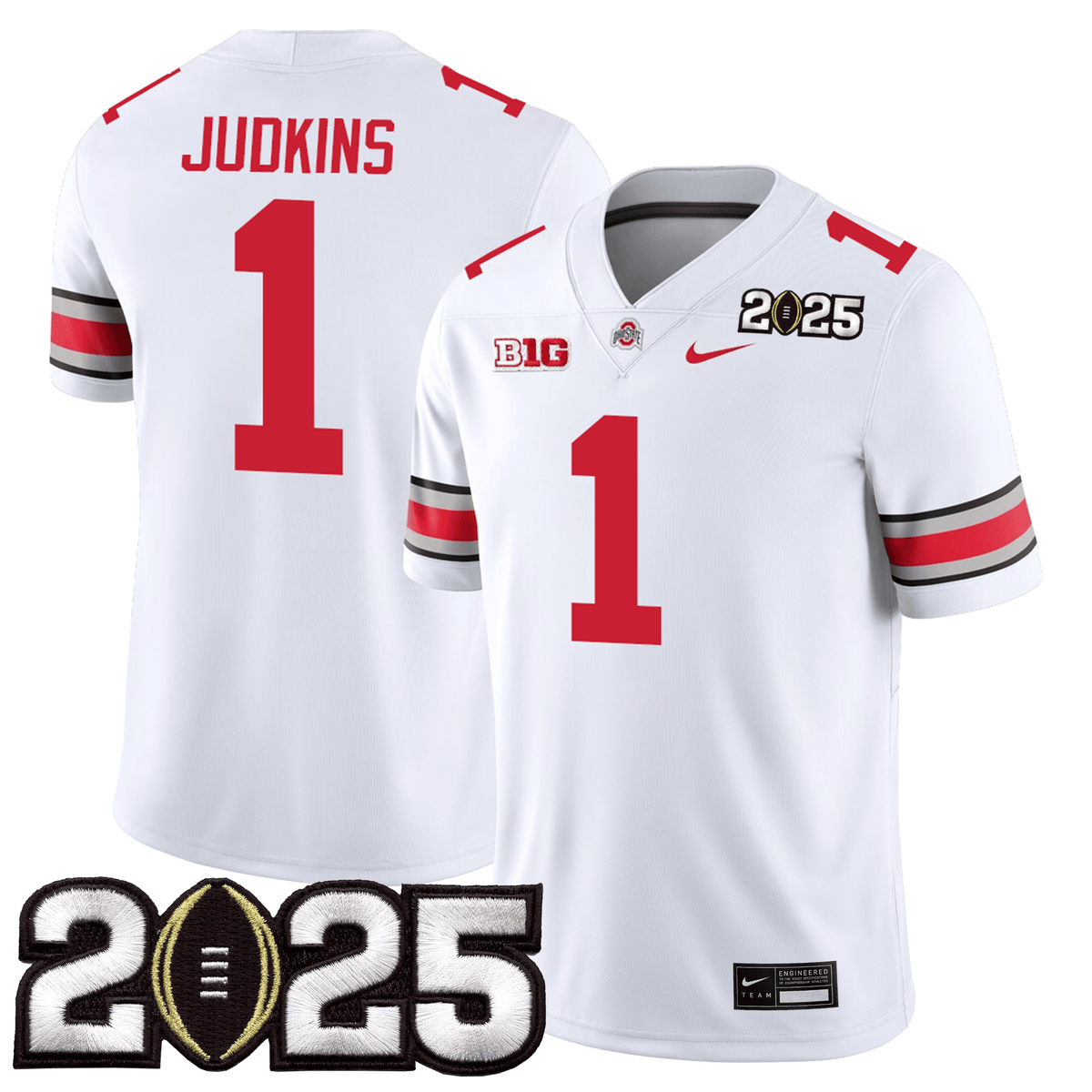 Ohio State Buckeyes Jersey - CFP Final Patch