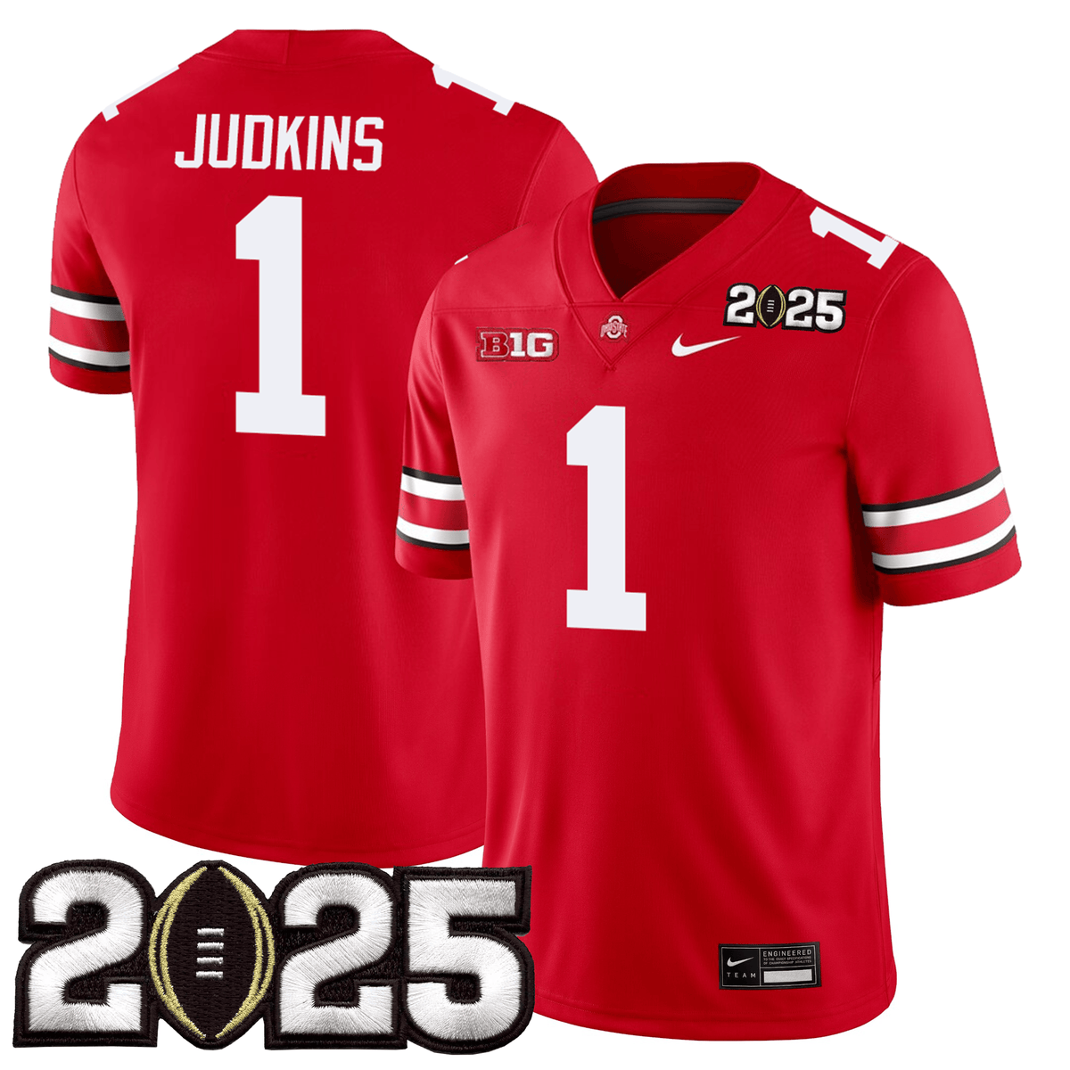Ohio State Buckeyes Jersey - CFP Final Patch