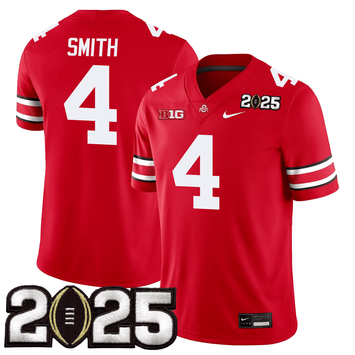 Ohio State Buckeyes Jersey - CFP Final Patch