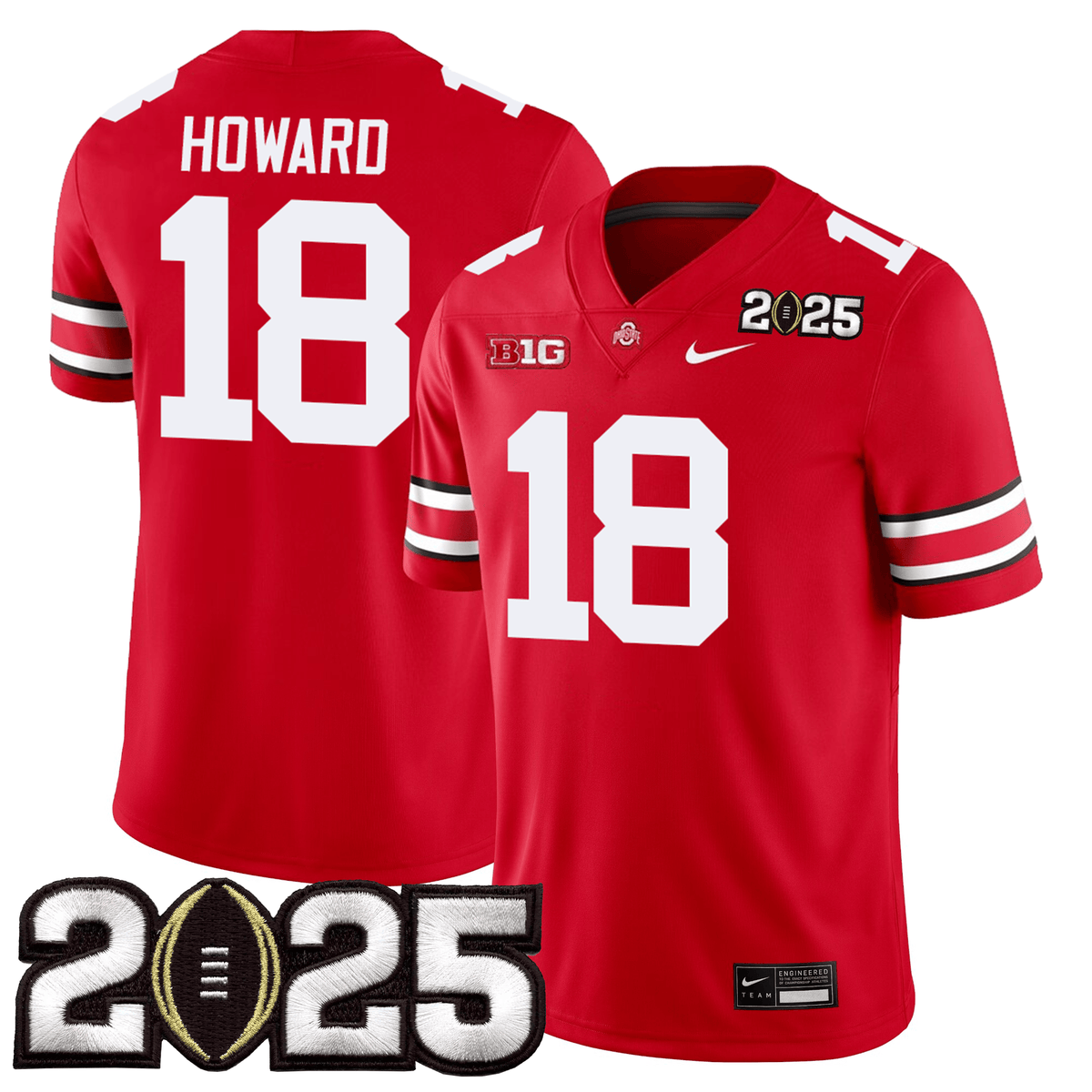 Ohio State Buckeyes Jersey - CFP Final Patch