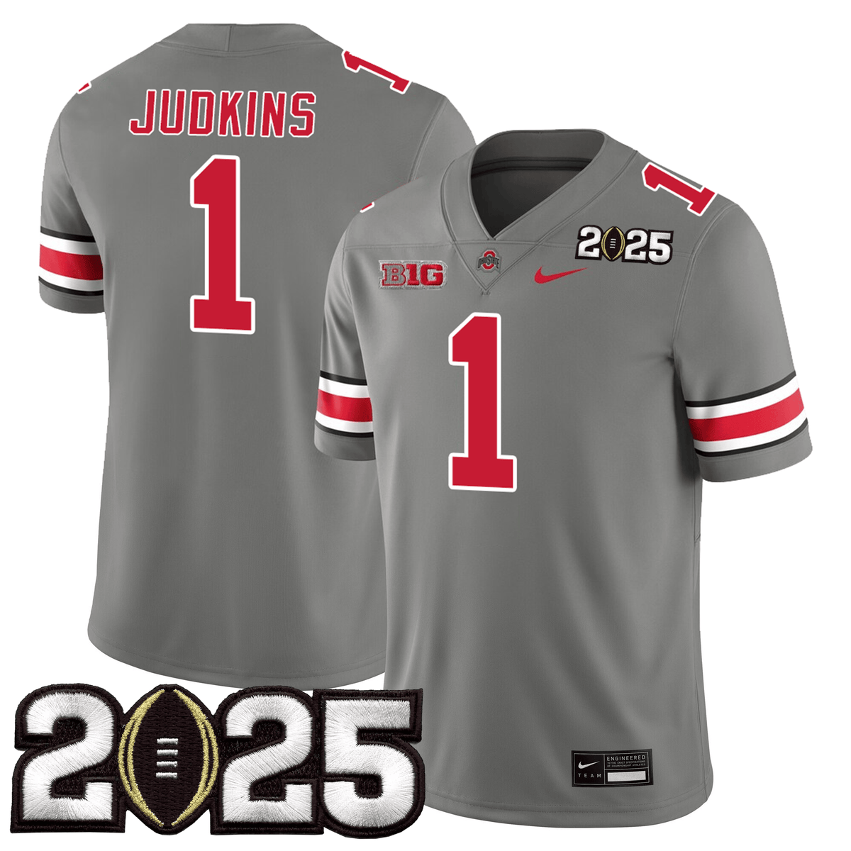 Ohio State Buckeyes Jersey - CFP Final Patch