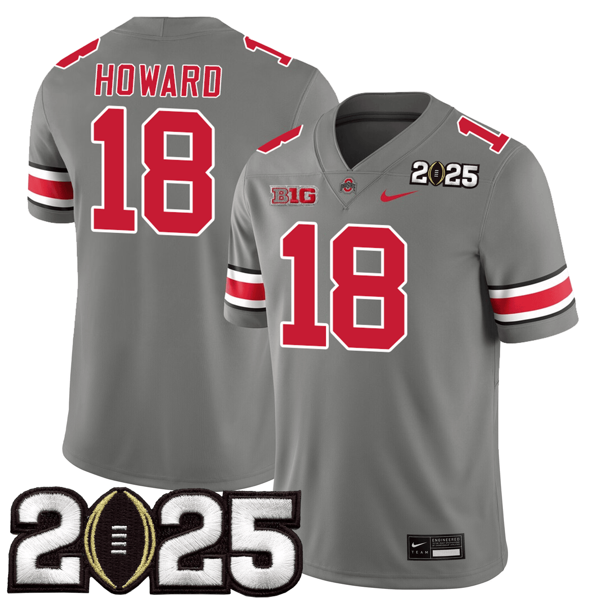 Ohio State Buckeyes Jersey - CFP Final Patch