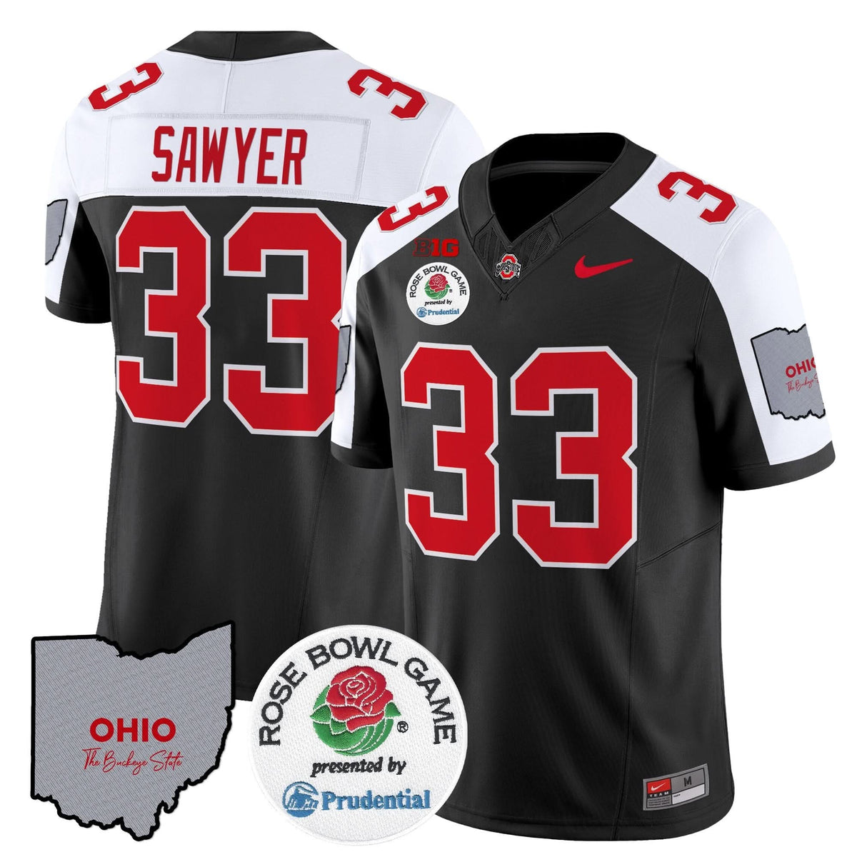 Ohio State Buckeyes Rose Bowl Vapor Limited Jersey V2