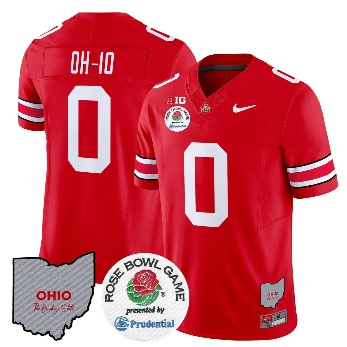 Ohio State Buckeyes Rose Bowl Vapor Limited Jersey V2