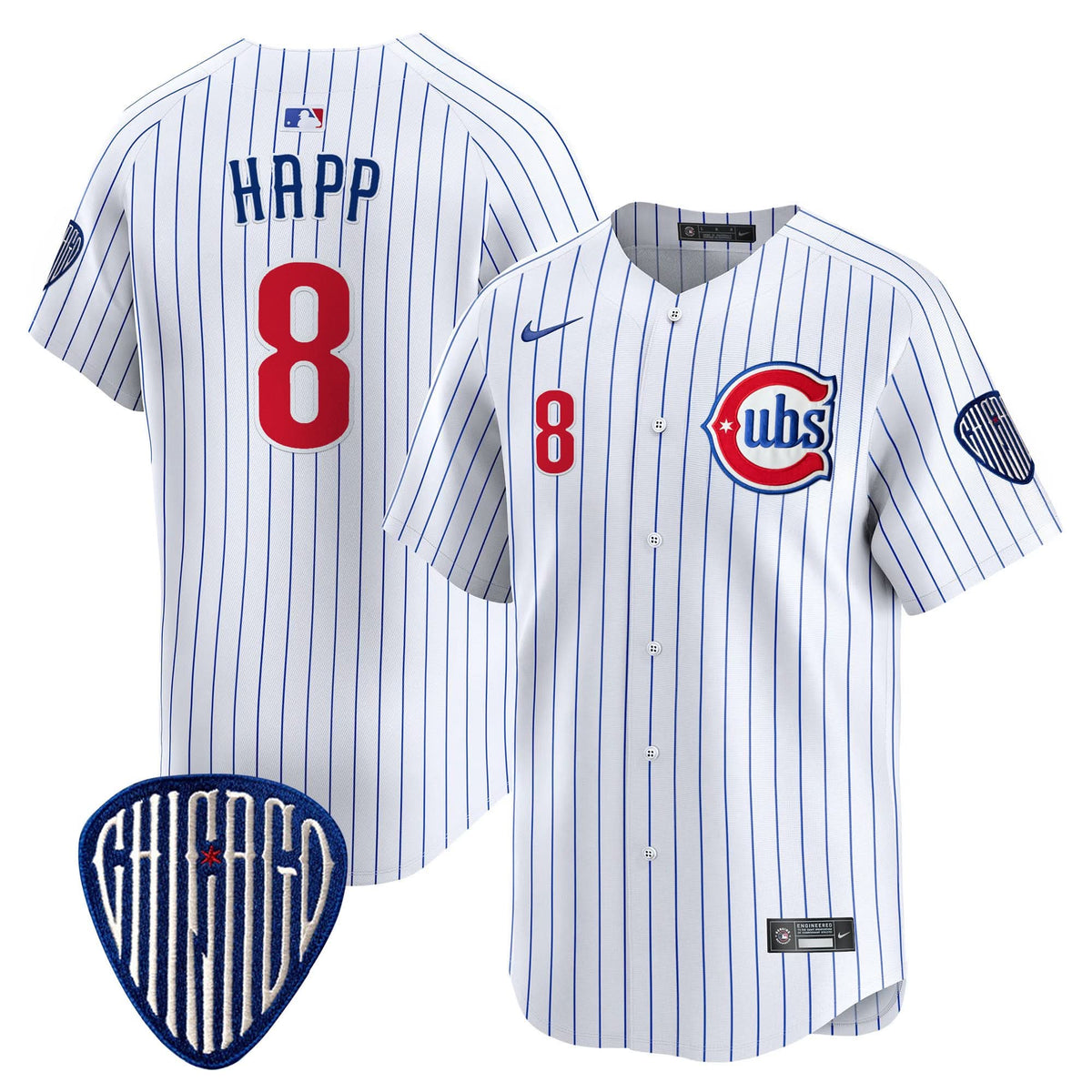 Chicago Cubs Blue Alternate Vapor Premier Limited Jersey - Stitched