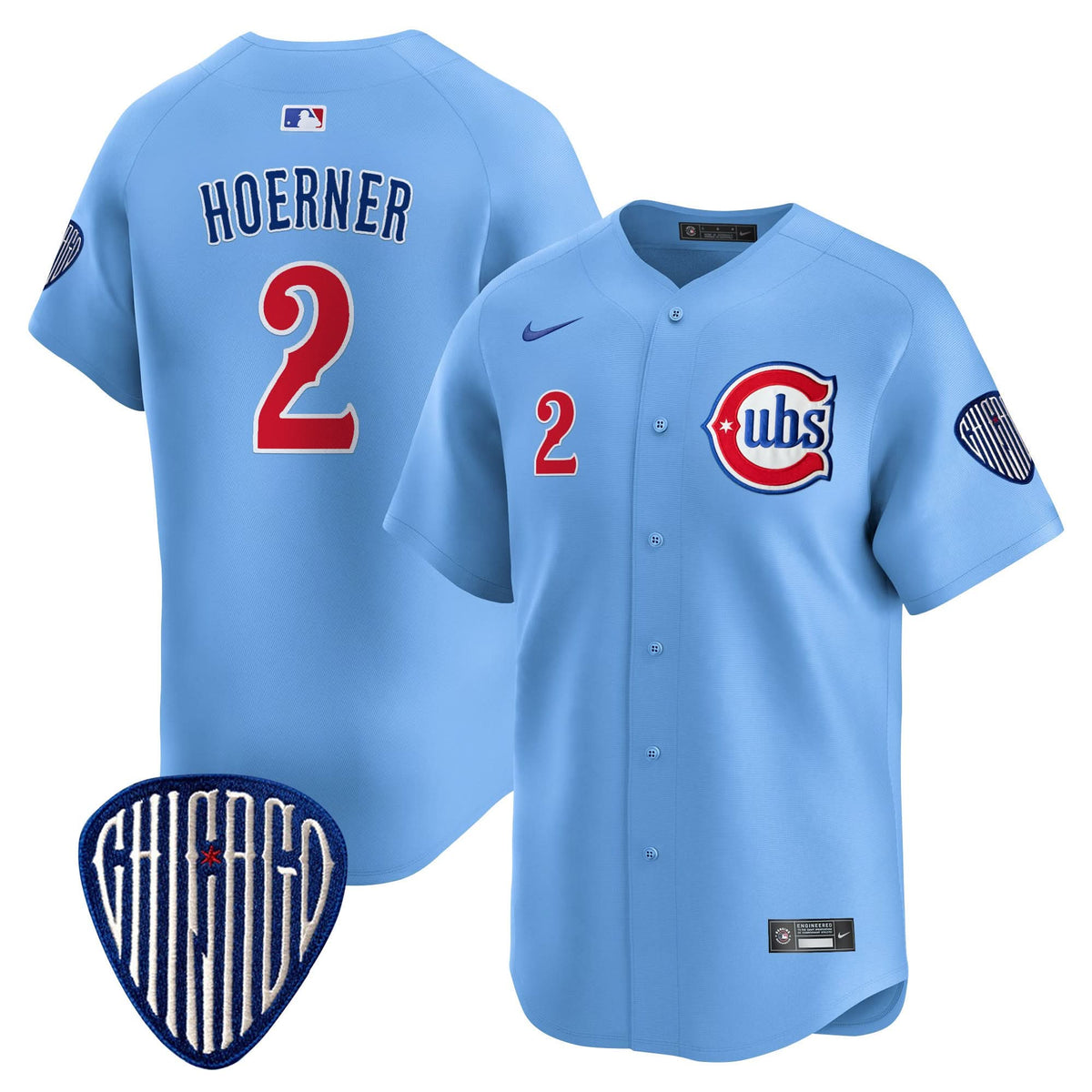 Chicago Cubs Blue Alternate Vapor Premier Limited Jersey - Stitched