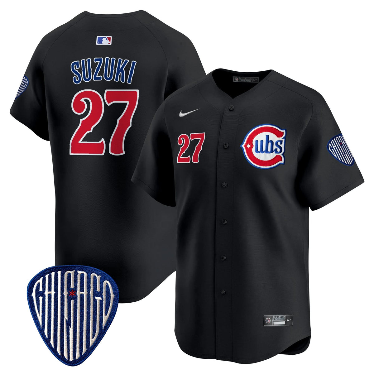 Chicago Cubs Blue Alternate Vapor Premier Limited Jersey - Stitched