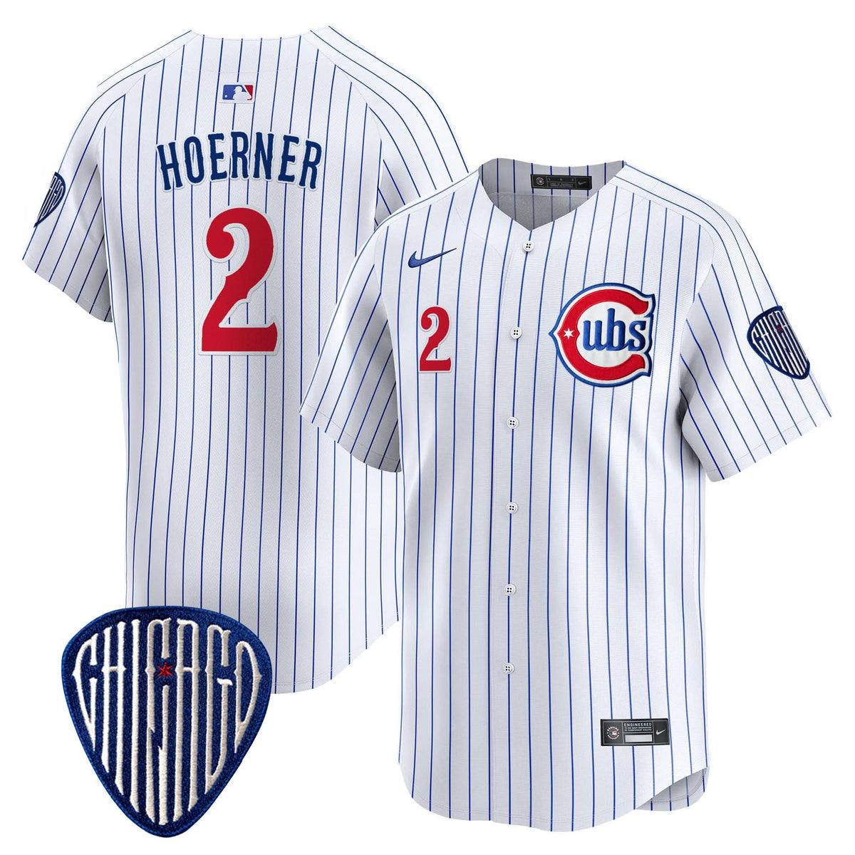Chicago Cubs Blue Alternate Vapor Premier Limited Jersey - Stitched