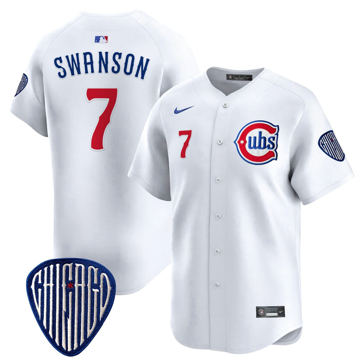 Chicago Cubs Blue Alternate Vapor Premier Limited Jersey - Stitched