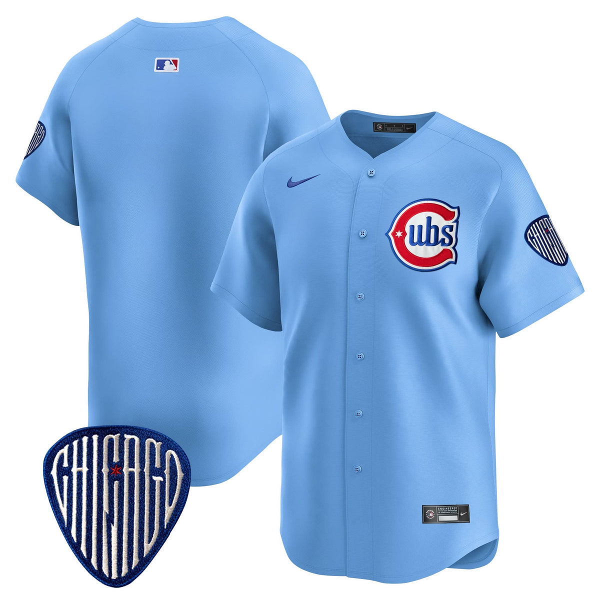 Chicago Cubs Blue Alternate Vapor Premier Limited Jersey - Stitched