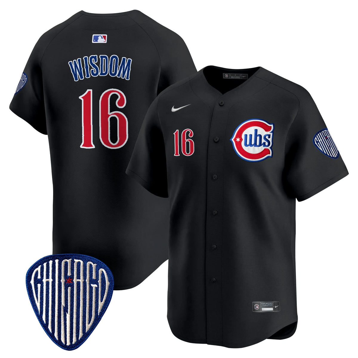 Chicago Cubs Blue Alternate Vapor Premier Limited Jersey - Stitched