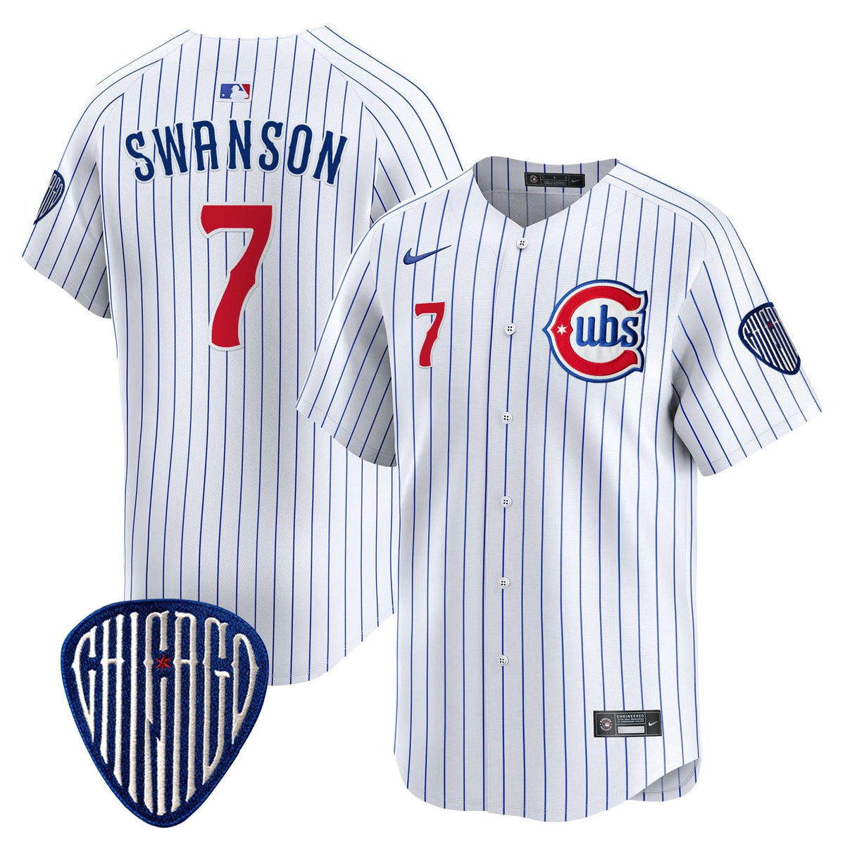 Chicago Cubs Blue Alternate Vapor Premier Limited Jersey - Stitched