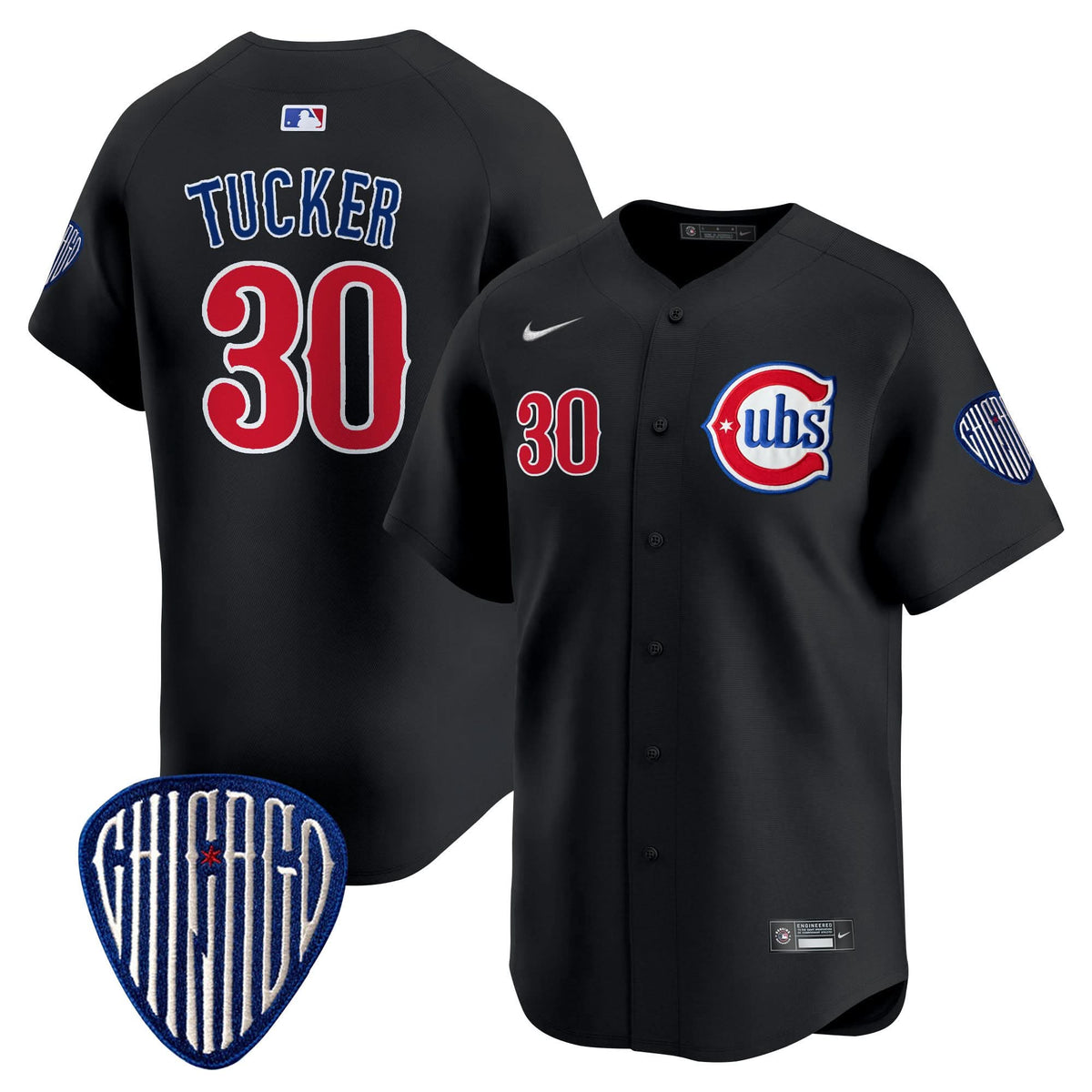 Chicago Cubs Blue Alternate Vapor Premier Limited Jersey - Stitched