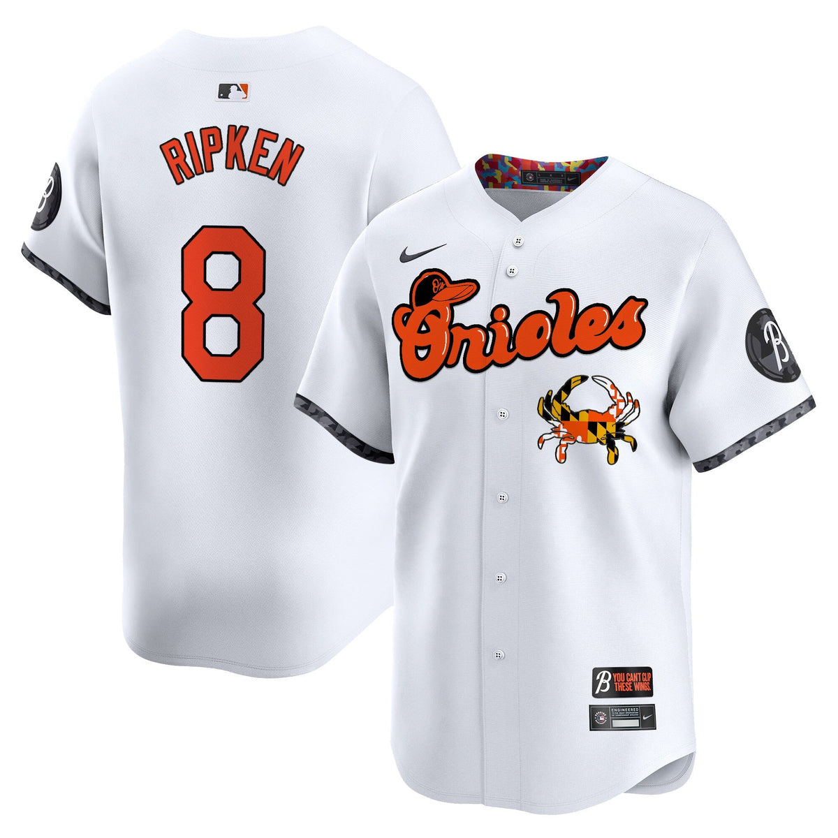 Baltimore Orioles Maryland Blue Crab Vapor Premier Limited Jersey - Stitched