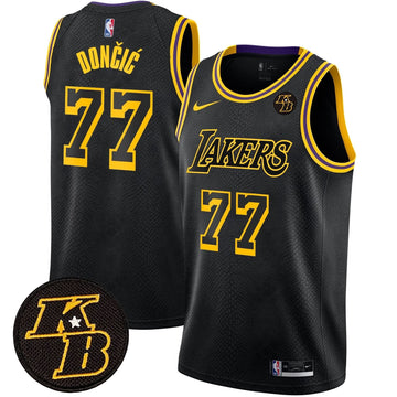 Los Angeles Lakers Kobe Bryant Patch Swingman Jersey - Stitched