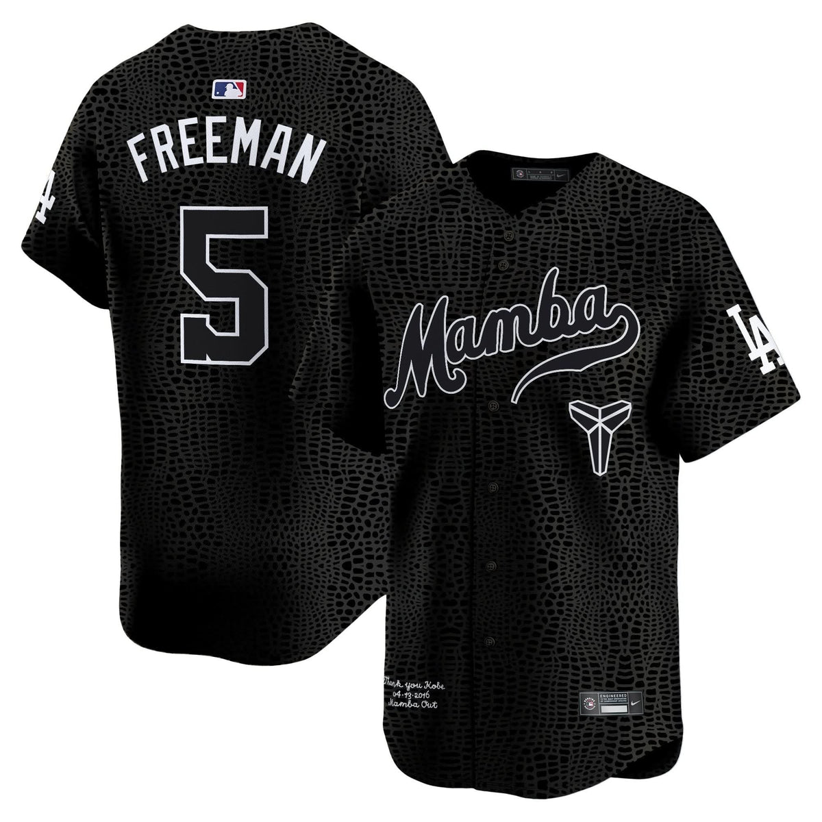 Los Angeles Dodgers Kobe Bryant Mamba Vapor Premier Limited Jersey - Stitched-Cuztomshoes