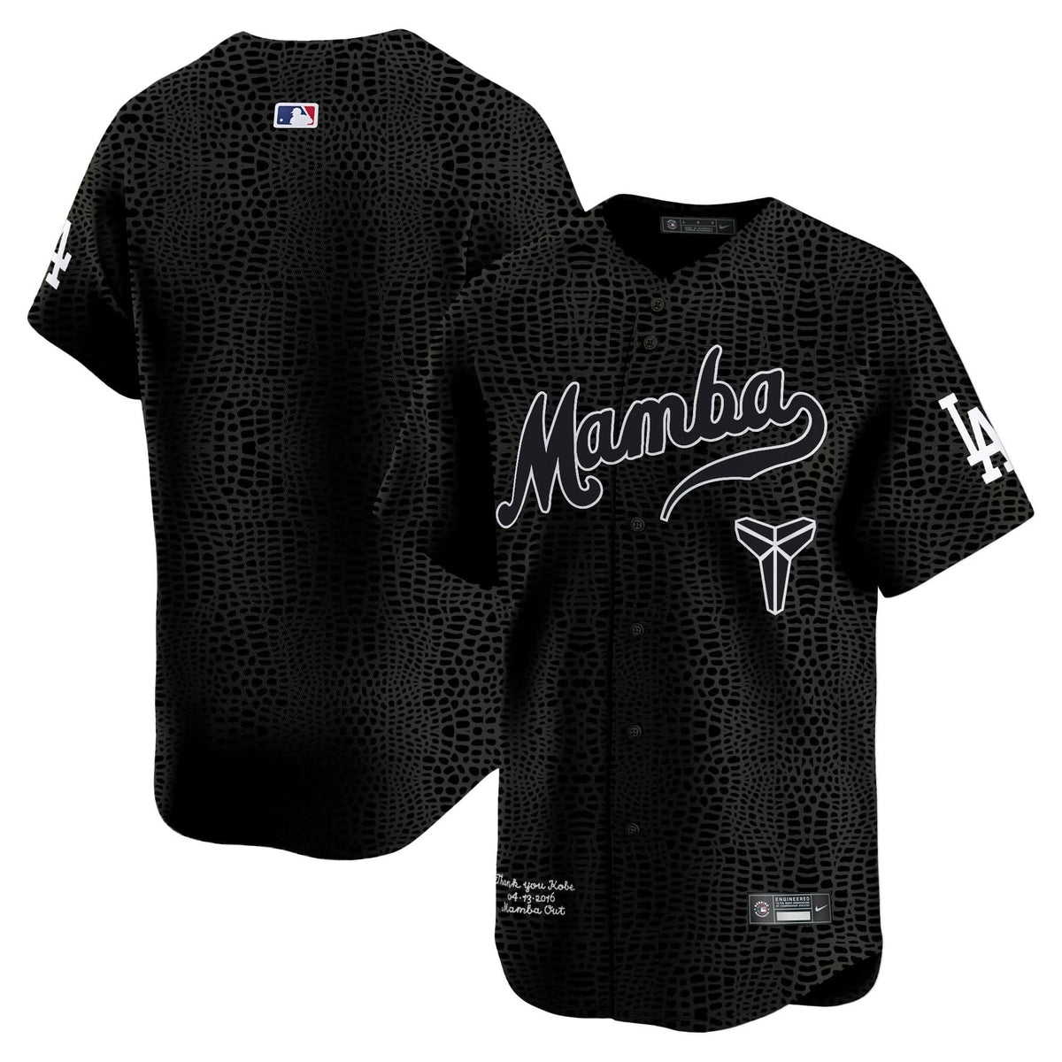 Los Angeles Dodgers Kobe Bryant Mamba Vapor Premier Limited Jersey - Stitched-Cuztomshoes