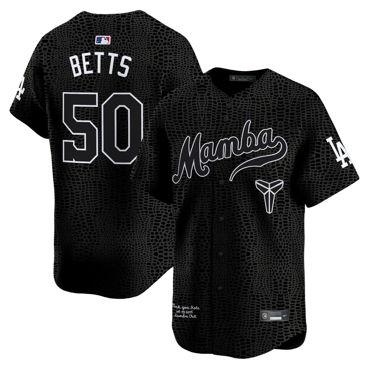 Los Angeles Dodgers Kobe Bryant Mamba Vapor Premier Limited Jersey - Stitched-Cuztomshoes