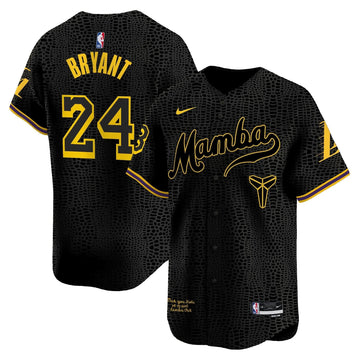 Los Angeles Lakers Kobe Bryant Mamba Vapor Baseball Jersey - Stitched-Cuztomshoes
