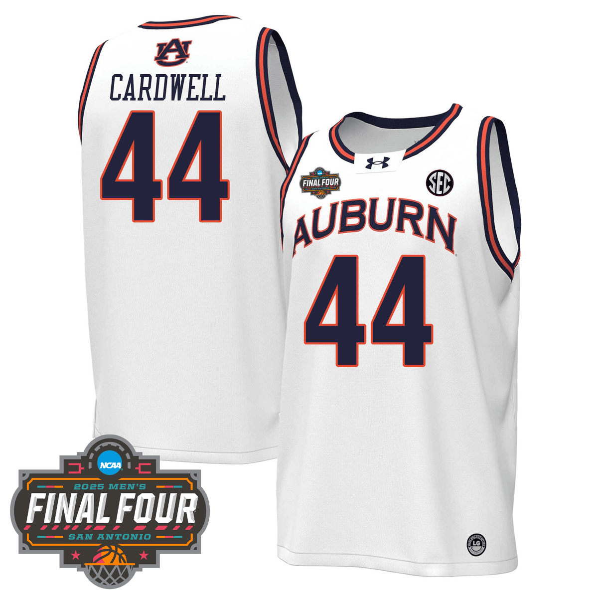 Auburn Tigers Basketball 24/25 Jersey - Final Four Patch