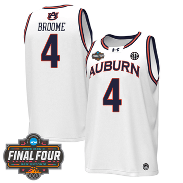 Auburn Tigers Basketball 24/25 Jersey - Final Four Patch