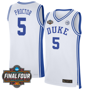 Custom DUKE Basketball 24/25 Jersey - Final Four Patch