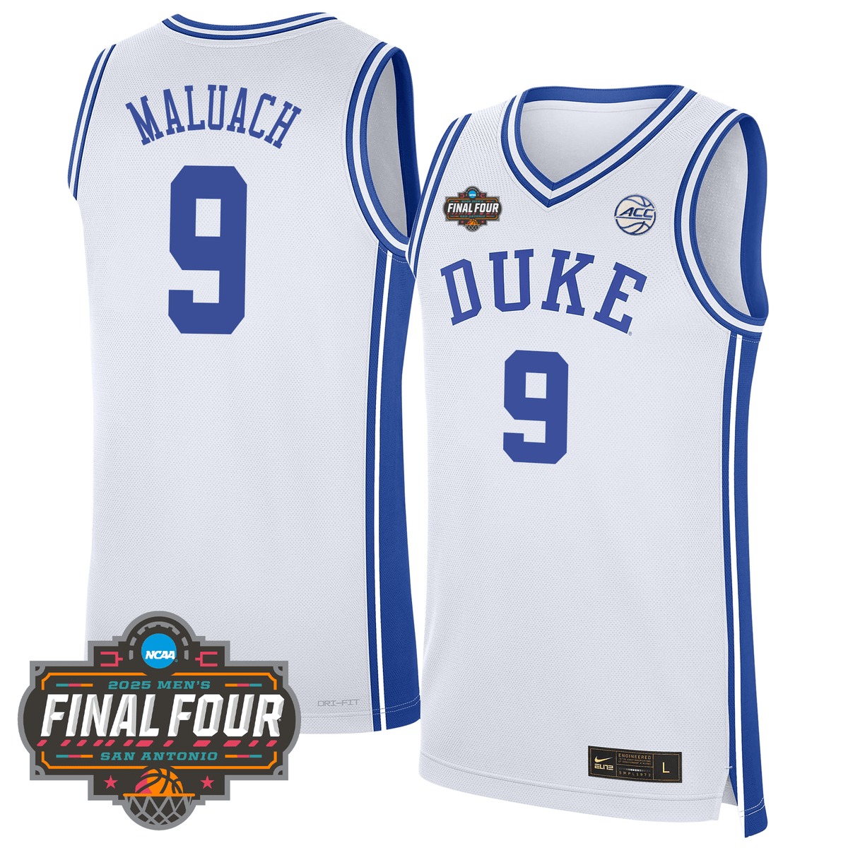 Duke Blue Devils Basketball 24/25 Jersey - Final Four Patch