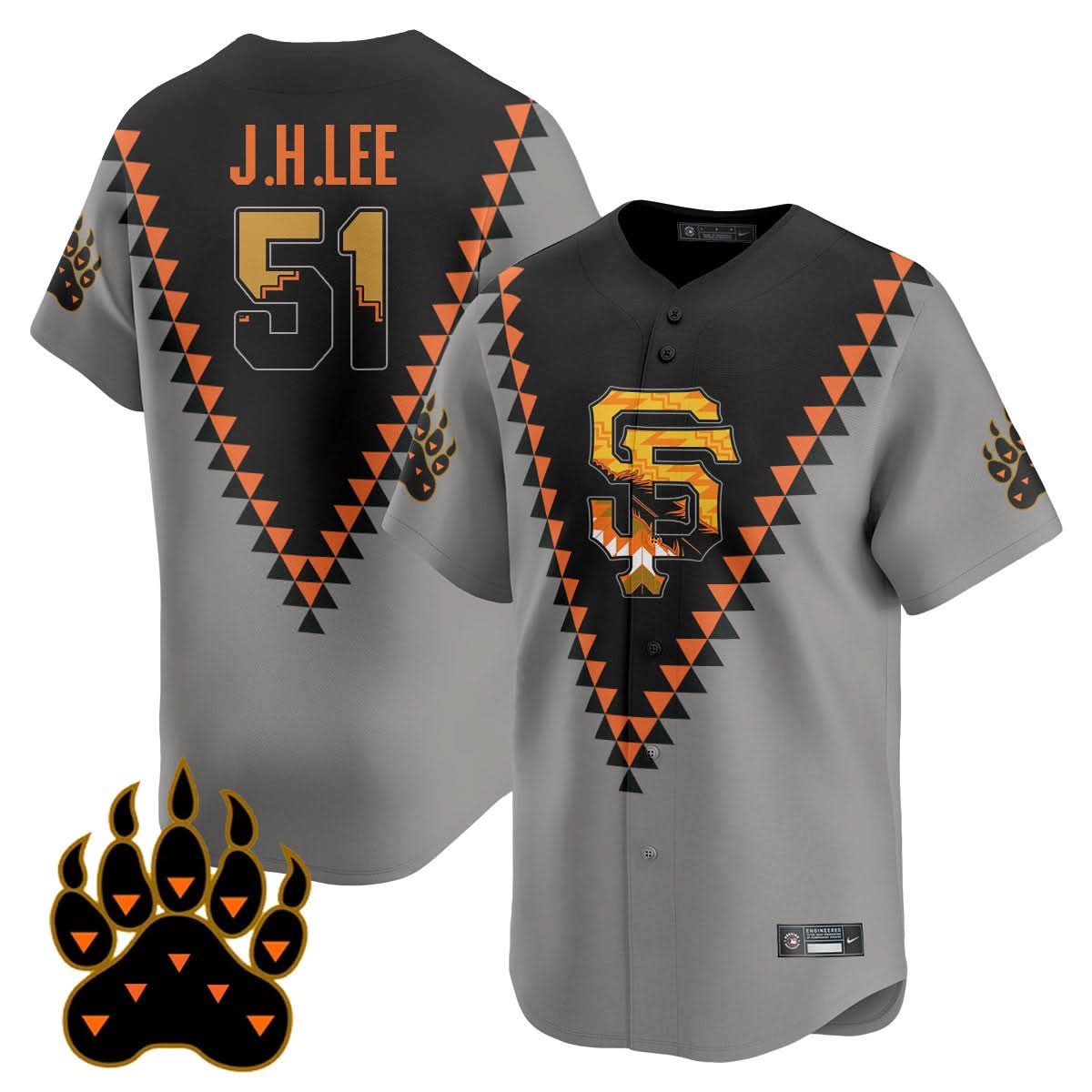 San Francisco Giants Native American Heritage Jersey - Stitched