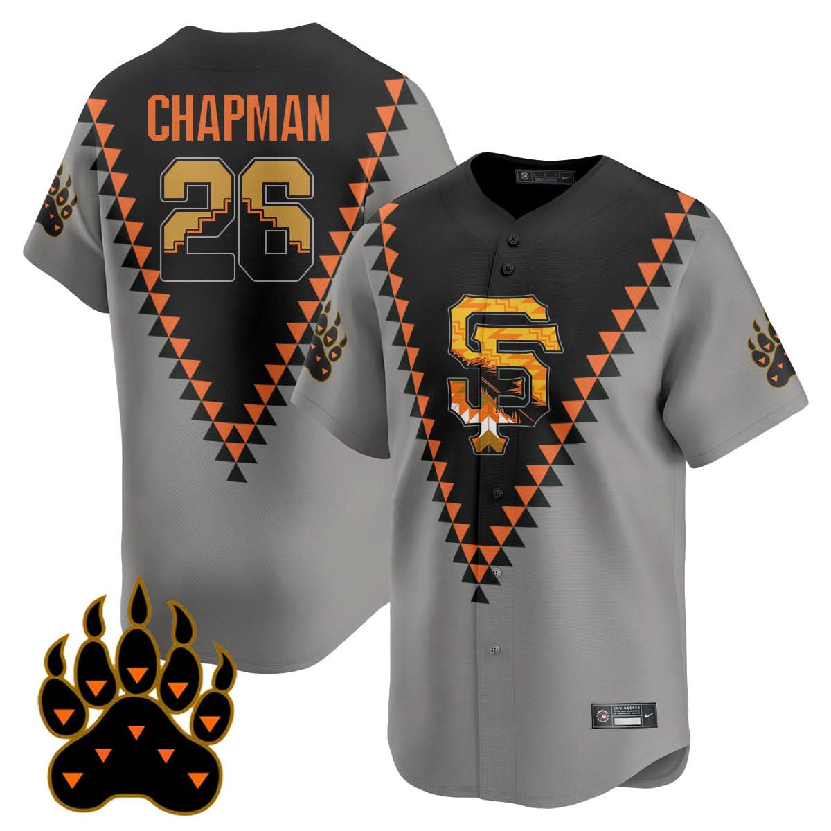 San Francisco Giants Native American Heritage Jersey - Stitched
