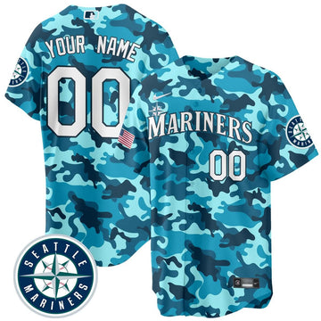 Custom SM Salute to Armed Forces Night - Camo Jersey