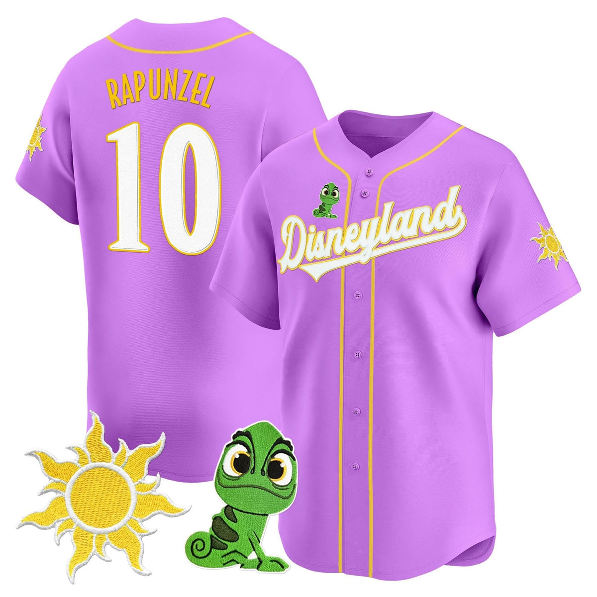 Unisex DN Princess Vapor Baseball Jersey - Stitched-Cuztomshoes