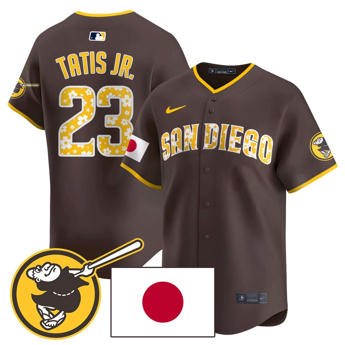 San Diego Padres Japanese Heritage Jersey - Stitched
