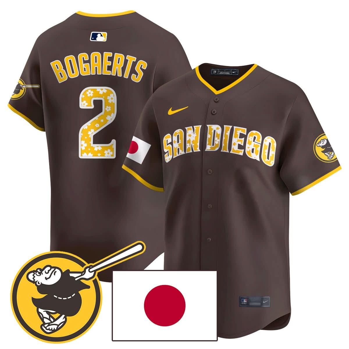 San Diego Padres Japanese Heritage Jersey - Stitched