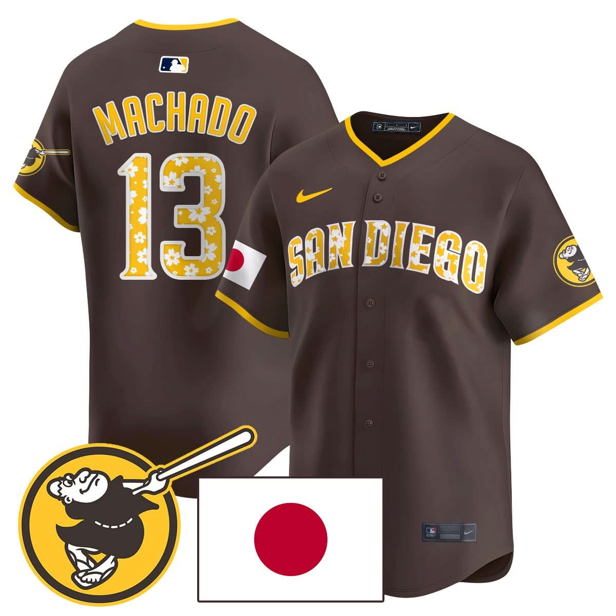 San Diego Padres Japanese Heritage Jersey - Stitched