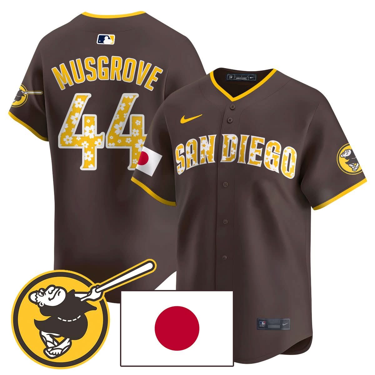 San Diego Padres Japanese Heritage Jersey - Stitched