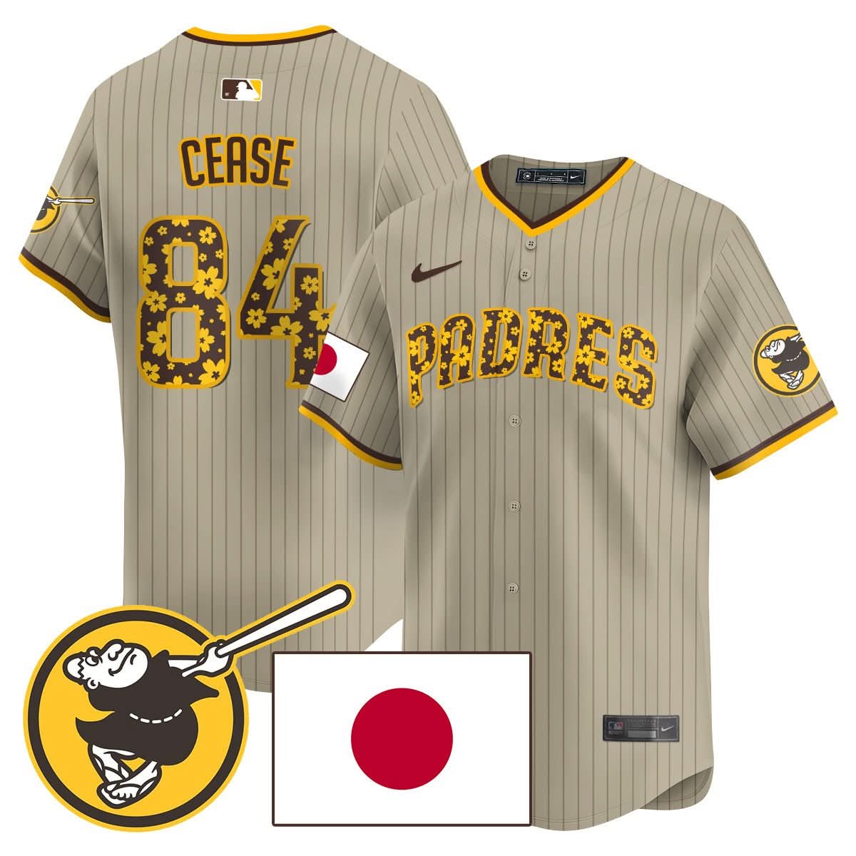 San Diego Padres Japanese Heritage Jersey - Stitched