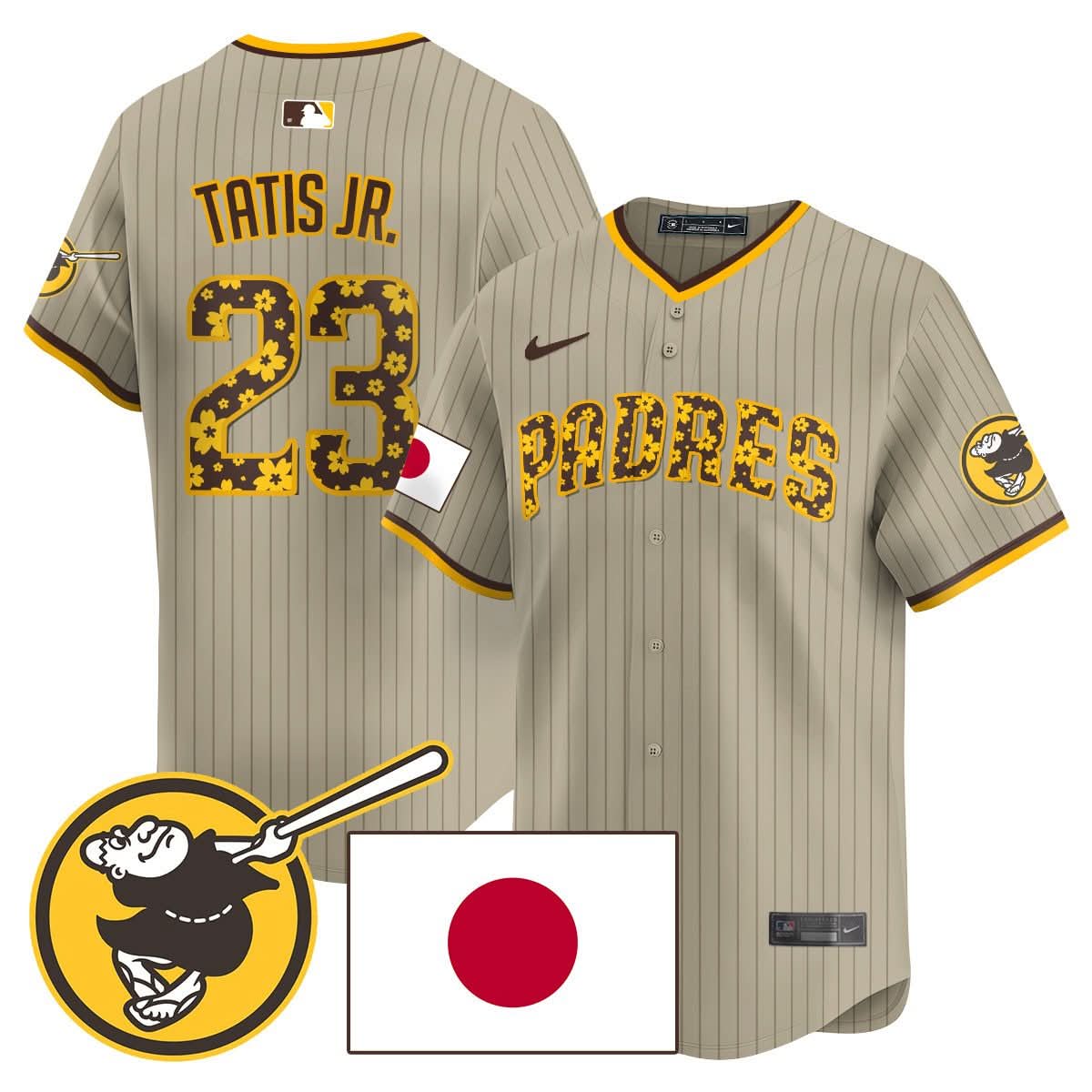 San Diego Padres Japanese Heritage Jersey - Stitched