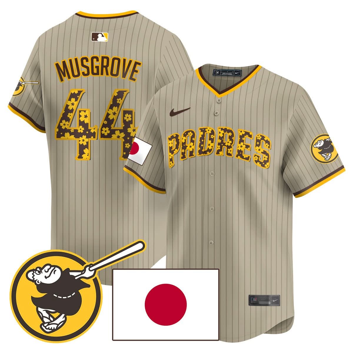 San Diego Padres Japanese Heritage Jersey - Stitched
