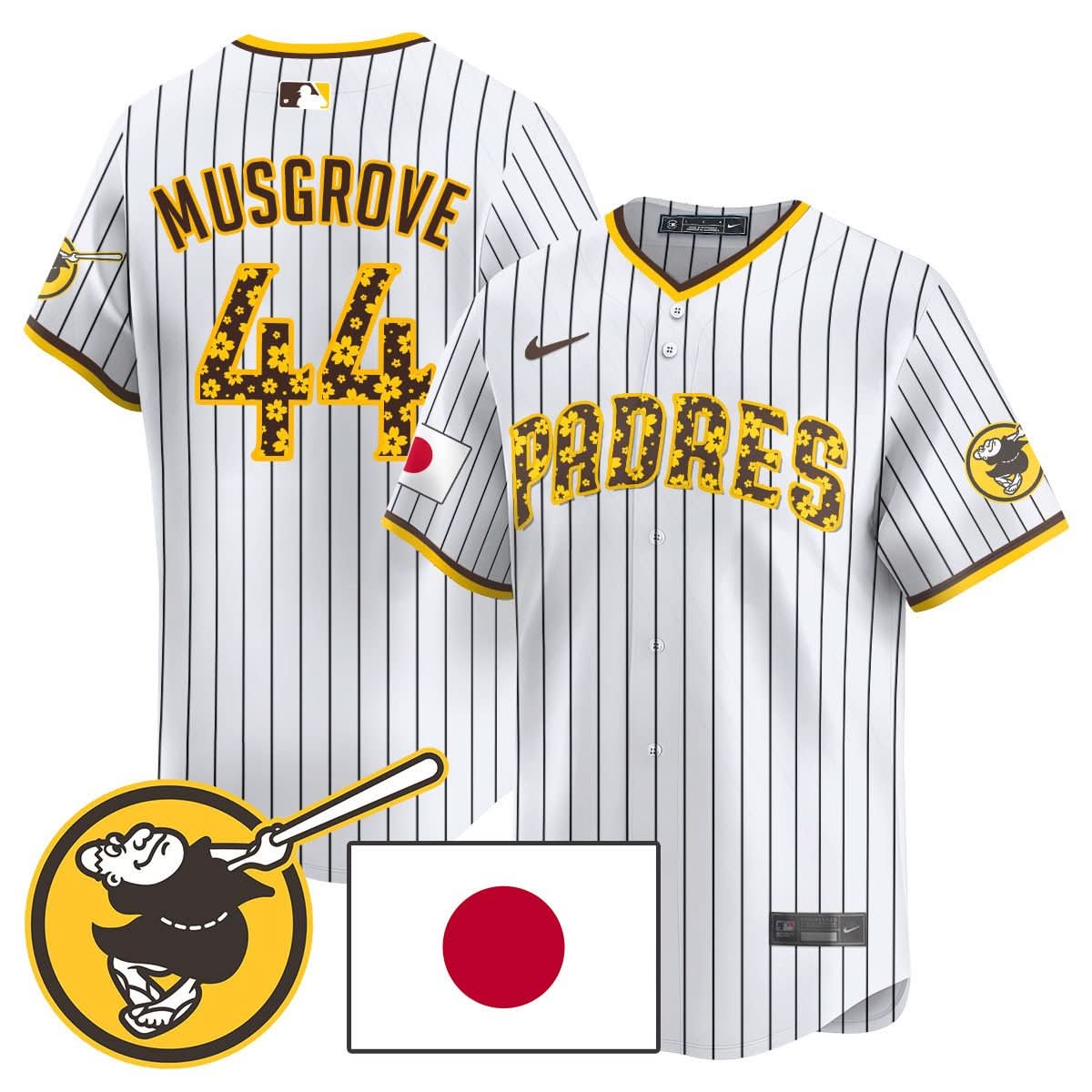 San Diego Padres Japanese Heritage Jersey - Stitched