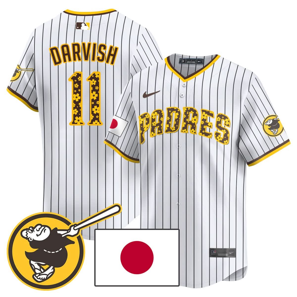 San Diego Padres Japanese Heritage Jersey - Stitched