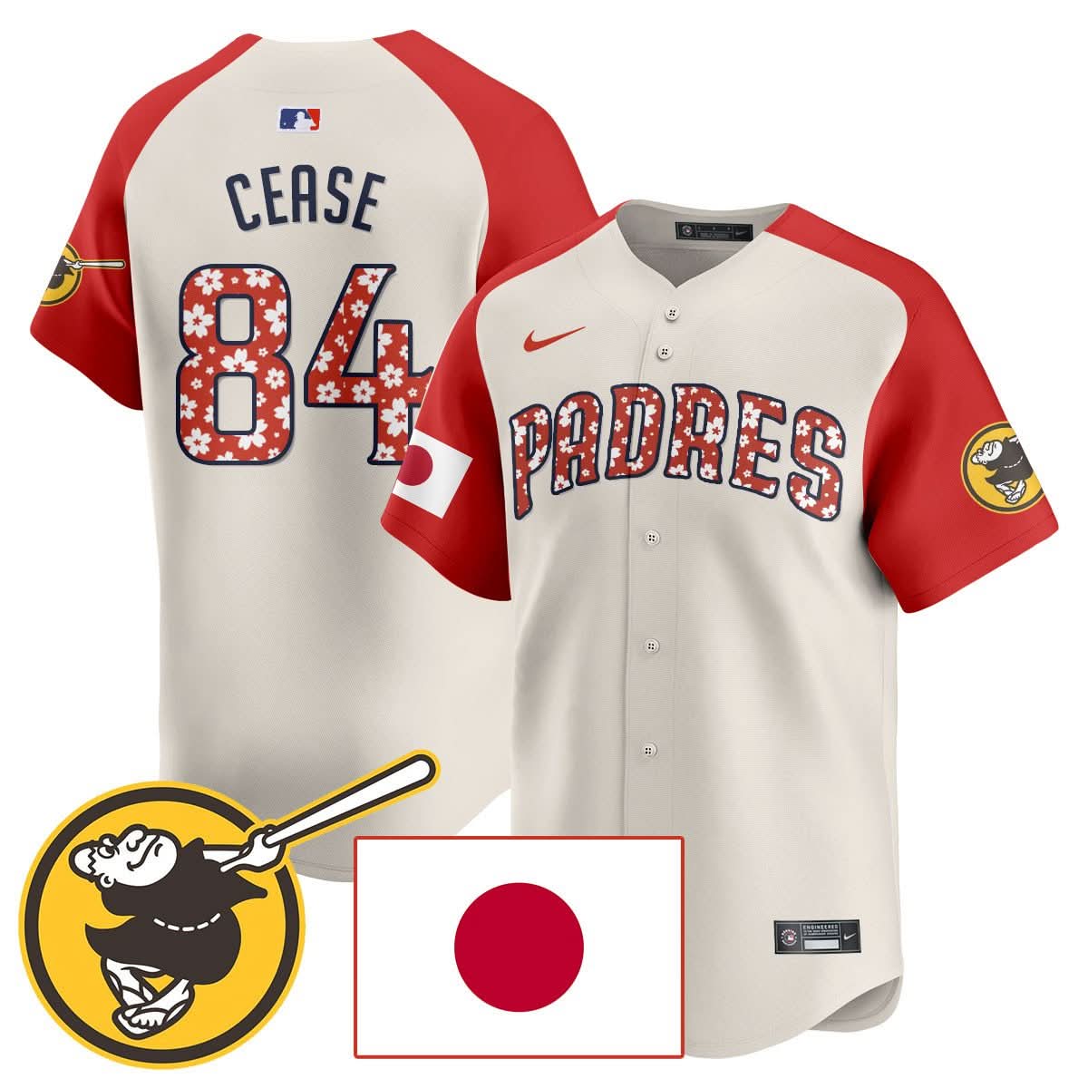 San Diego Padres Japanese Heritage Jersey - Stitched