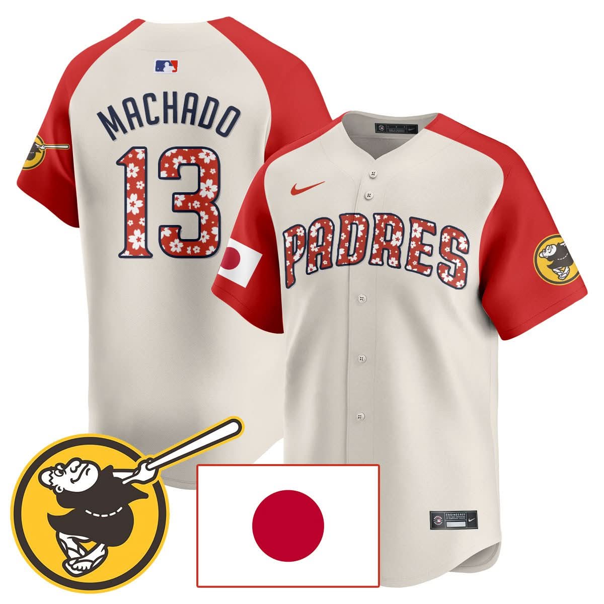 San Diego Padres Japanese Heritage Jersey - Stitched