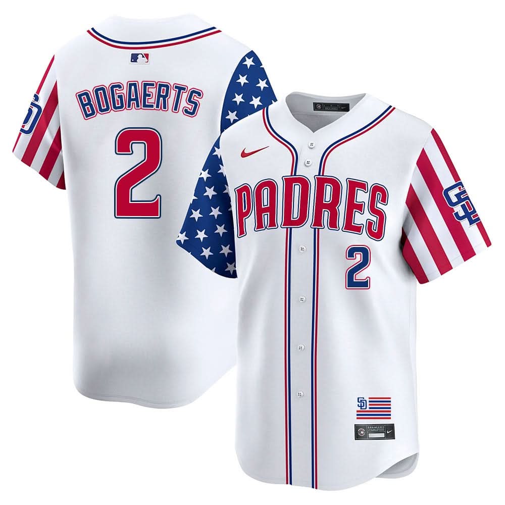 San Diego Padres Independence Day Jersey - Stitched