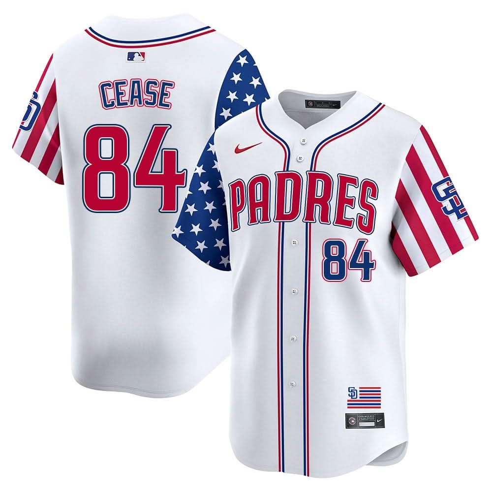 San Diego Padres Independence Day Jersey - Stitched