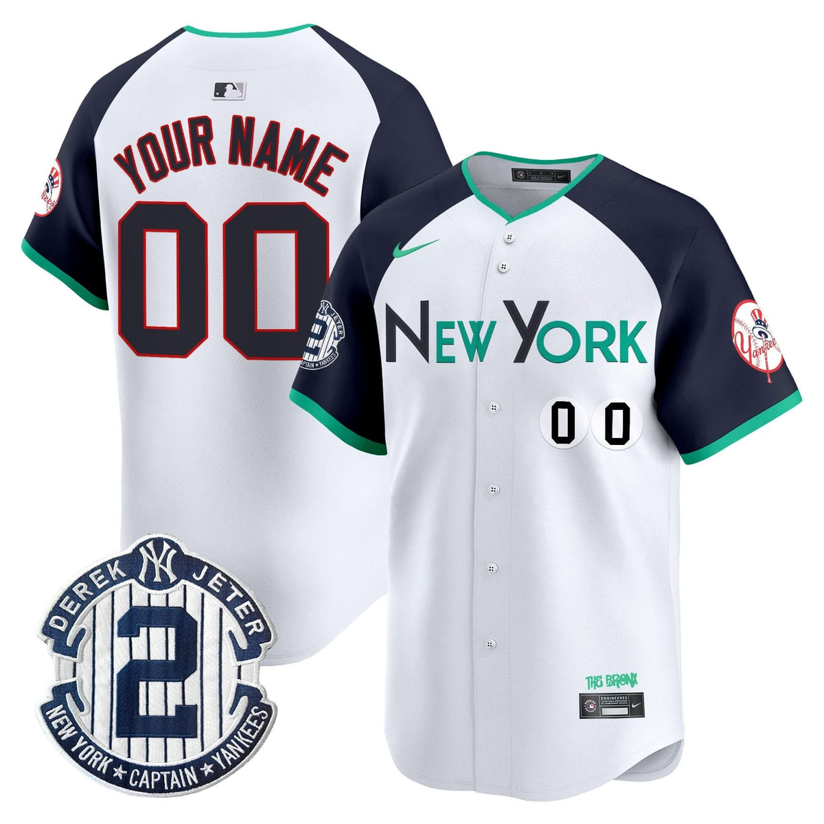 New York Yankees City Connect Vapor Premier Limited Custom Jersey - Stitched