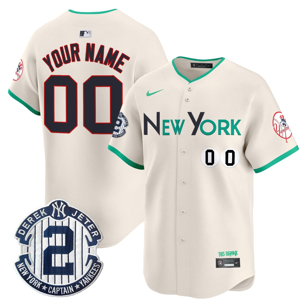 New York Yankees City Connect Vapor Premier Limited Custom Jersey - Stitched