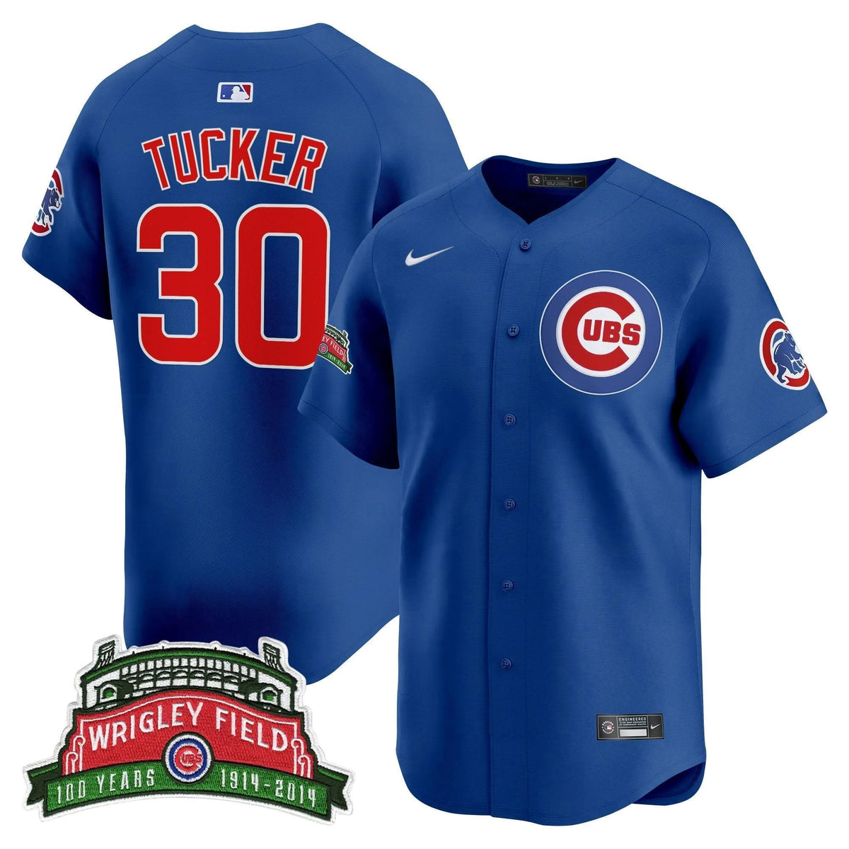 Chicago Cubs Wrigley Field Style Vapor Premier Limited Jersey - Stitched