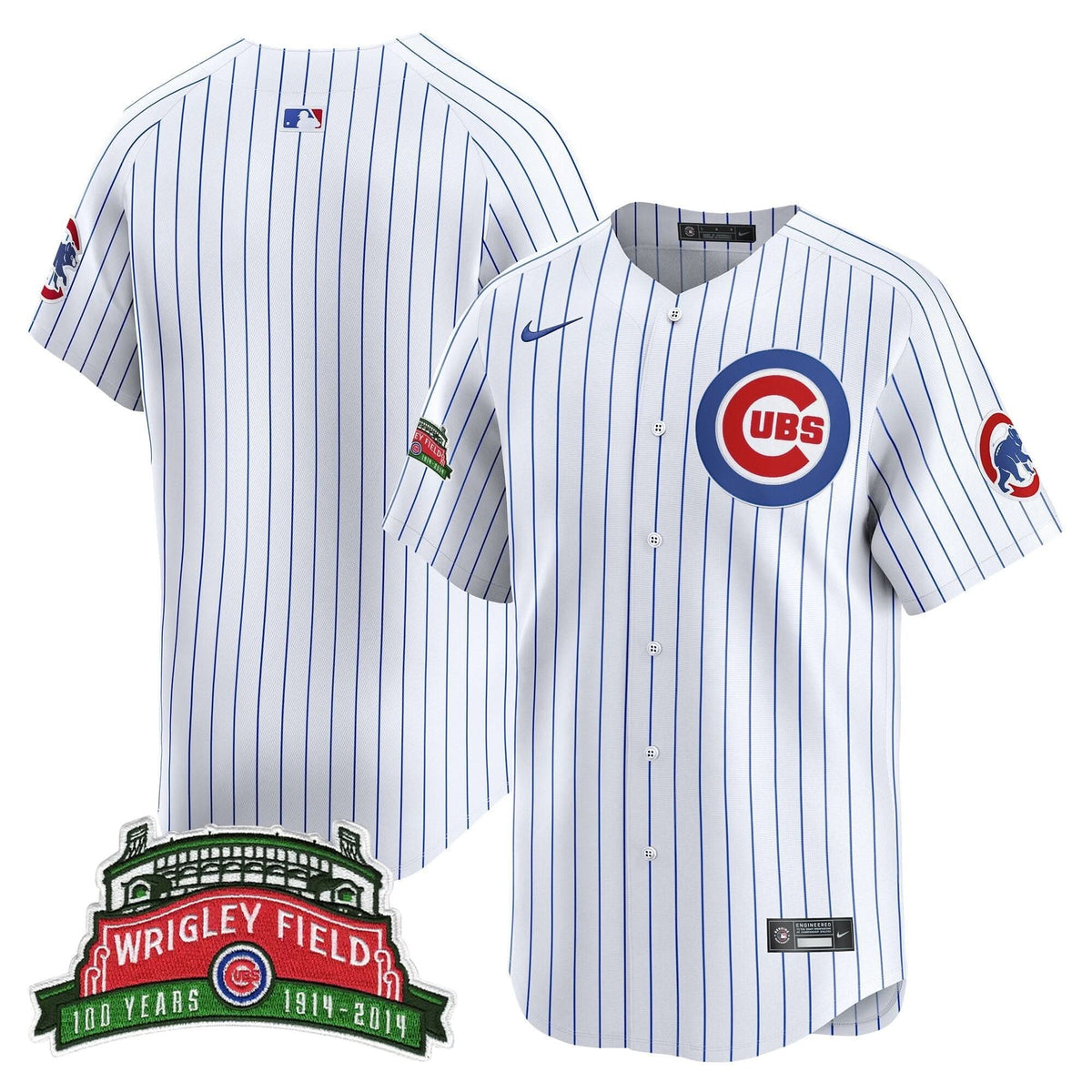 Chicago Cubs Wrigley Field Style Vapor Premier Limited Jersey - Stitched