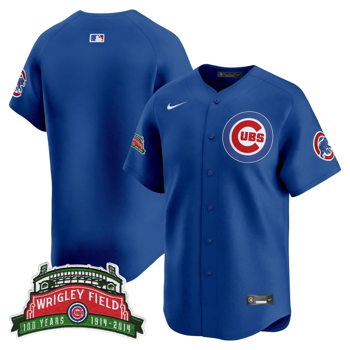 Chicago Cubs Wrigley Field Style Vapor Premier Limited Jersey - Stitched