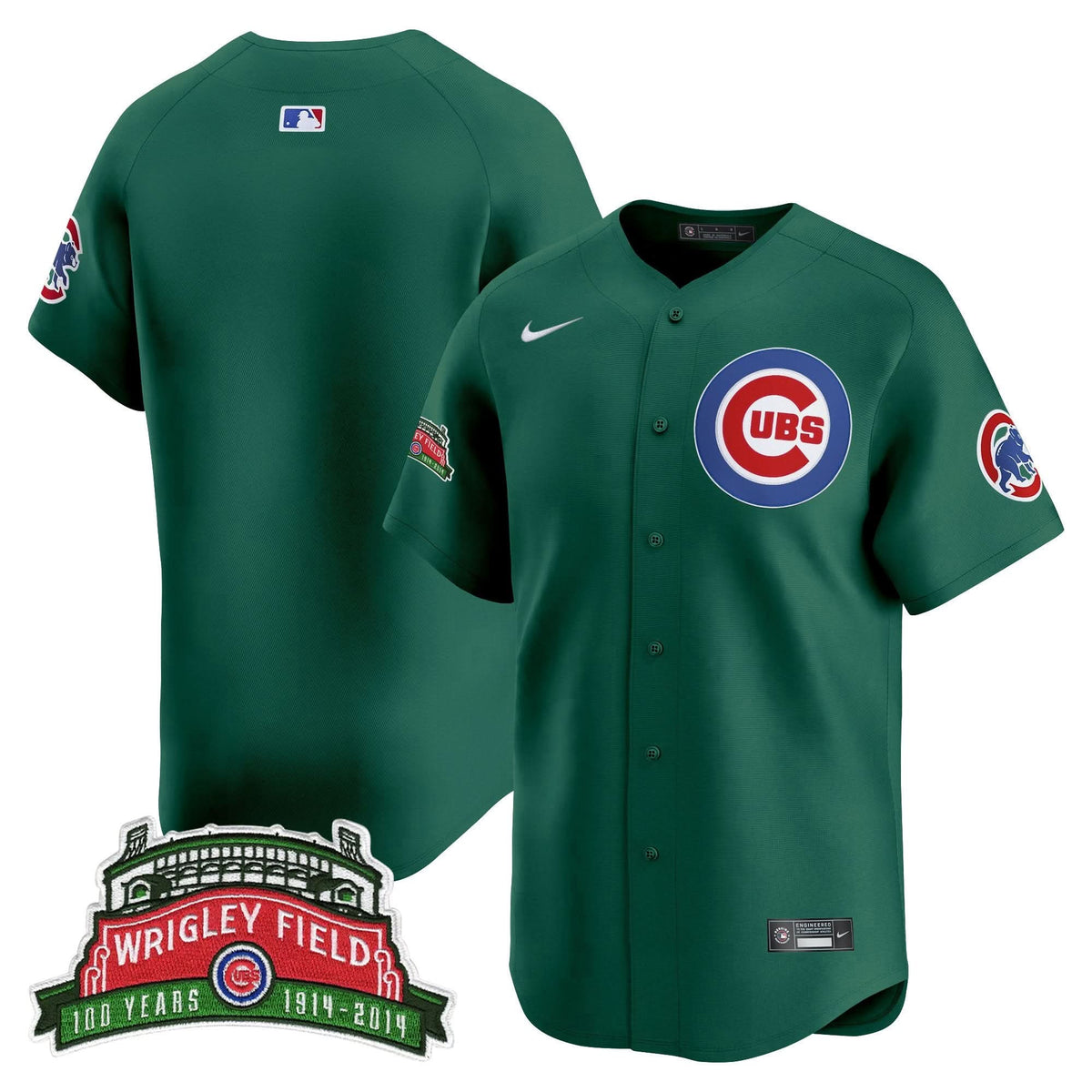 Chicago Cubs Wrigley Field Style Vapor Premier Limited Jersey - Stitched